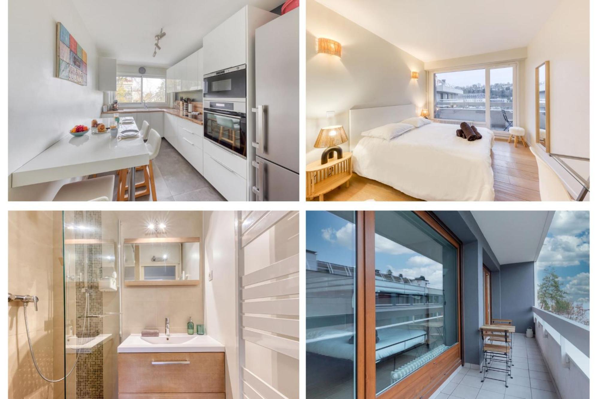 Grand Appartement Spacieux - Proche Paris 塞夫尔 外观 照片